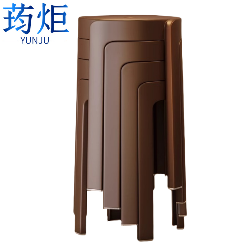 荺炬凳子塑料4把装组高清大图