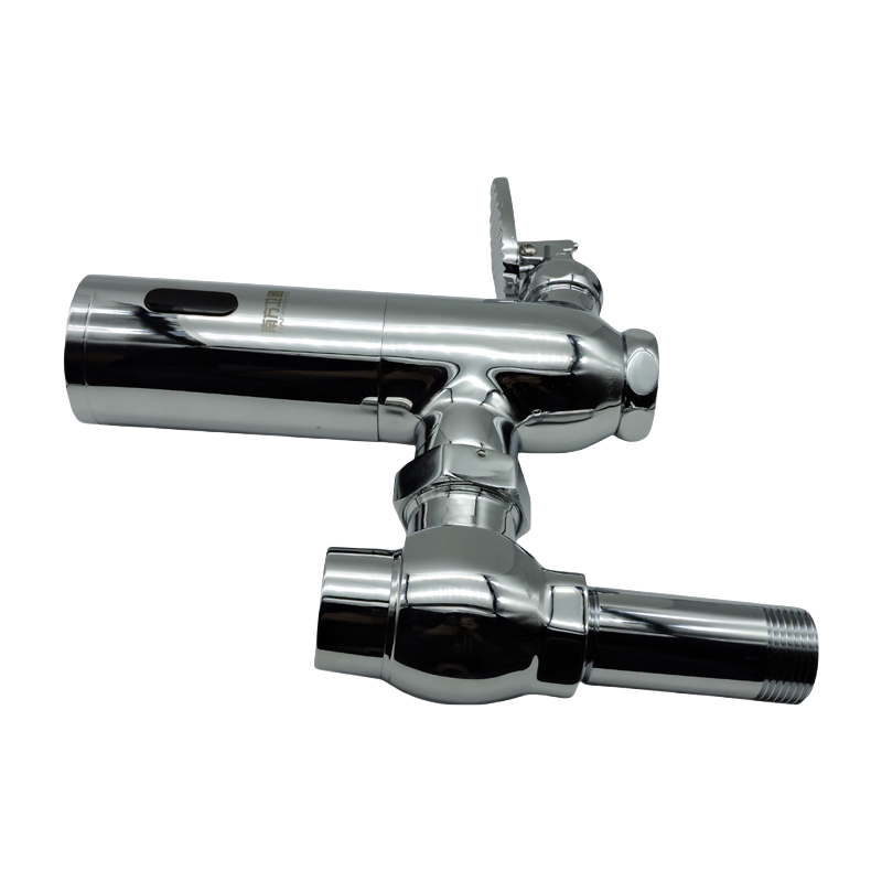 南方卫通 脚踏式带感应冲水阀 蹲便池冲洗阀 明装蹲便感应器 直流款 2213 NF-14 个高清大图