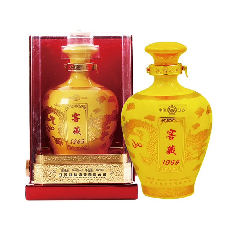 江苏桃林酒业桃林窖藏1969简装 2斤装经典