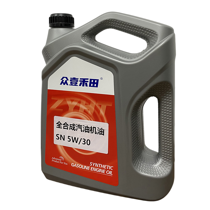 众壹禾田全合成汽油机油 SN 5W/30 4L 桶高清大图