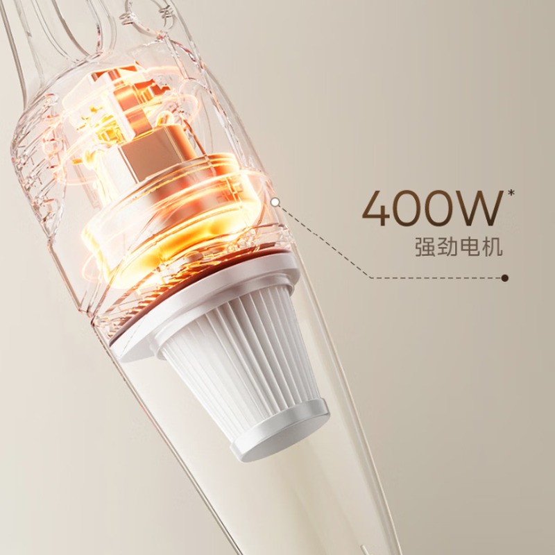 美的 有线吸尘器 SC861A 玫红色高清大图