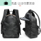 2020新款双肩包男士旅行休闲书包中学生初中生潮大学生电脑背包男NEW LAKE 简约充电款经典黑
