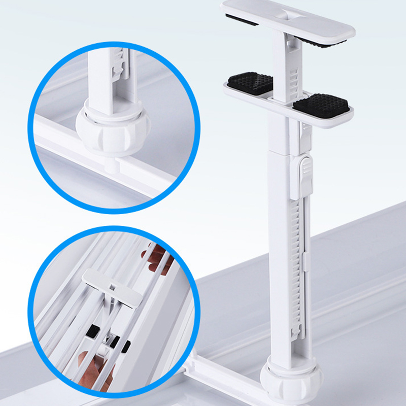 安盟臣AMC2172中央空调支架款挡风板塑钢通用200*600mm 白色高清大图
