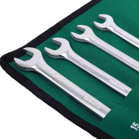 世达(SATA)两用开口梅花扳手 23件套全抛光两用扳手 09207 1套