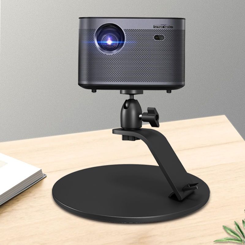 桌面圆盘支架投影仪桌面支架床头落地家用置物架投影坚果极米hamp3z6x