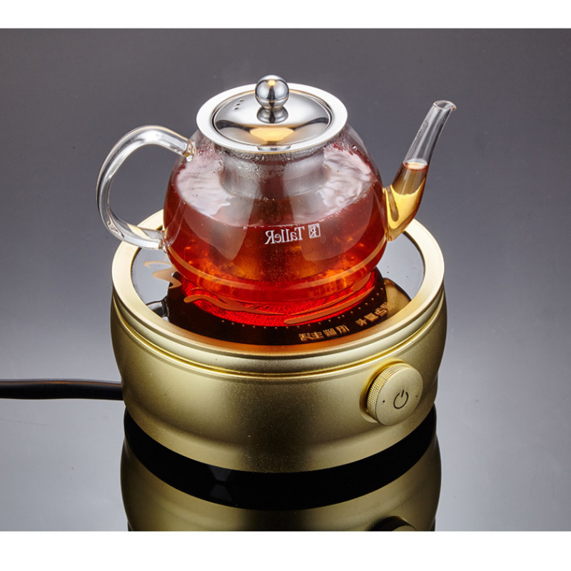 德国进口技术电陶炉茶炉迷你家用小电陶煮茶炉 非电磁技术光波炉 功夫茶炉 玻璃壶陶瓷紫砂壶适用