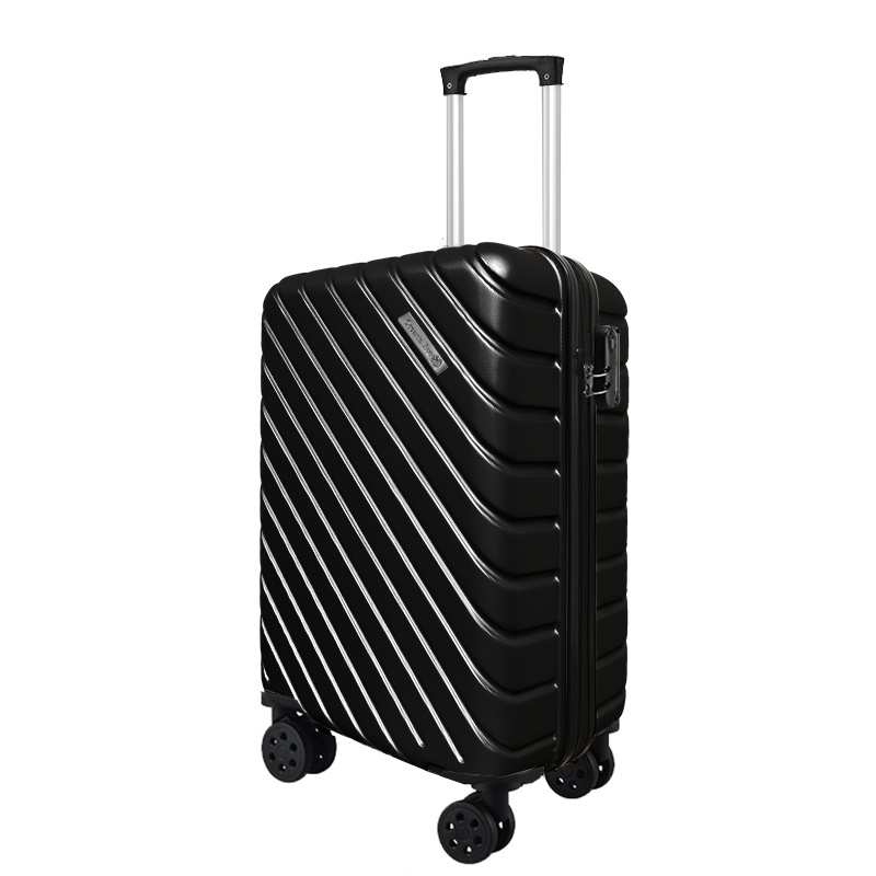 大洋洲·袋鼠 20英寸经典斜纹拉杆箱 DS-C320 黑色高清大图