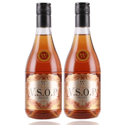 二瓶 威尔马特VSOP白兰地精品原汁烈酒洋酒风味