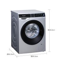 西门子（SIEMENS） XQG90-WM12U5680W 9公斤变频 全触控面板 储存记忆功能 滚筒洗衣机（银色）