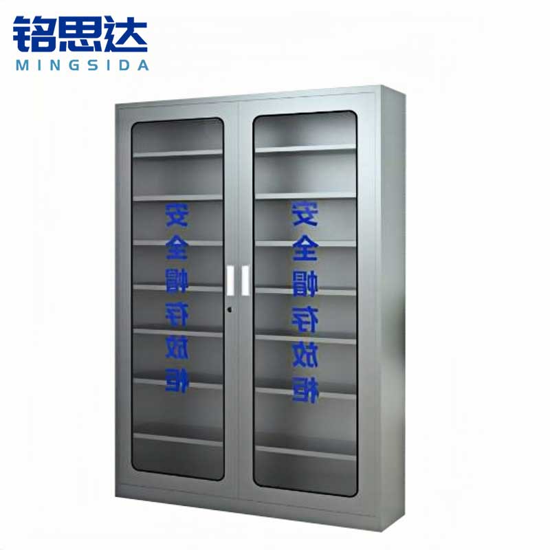 铭思达不锈钢安全帽柜40顶台高清大图