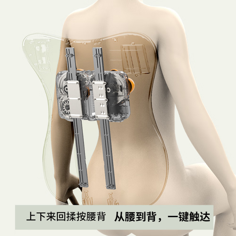 LUO LAI 罗莱健康罗莱雨林蕉影游走按摩靠背LUOLAI-GLIDE600RF高清大图