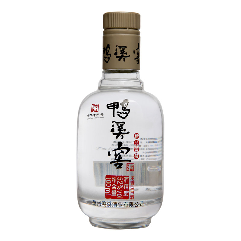 贵州鸭溪窖 52度 精品雷泉 100ml/瓶