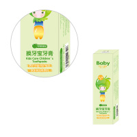 贝拉小蜜蜂(BELLABEE)换牙宝牙膏(苹果味)50g 孕婴童牙膏 儿童护理 儿童牙膏 口腔护理