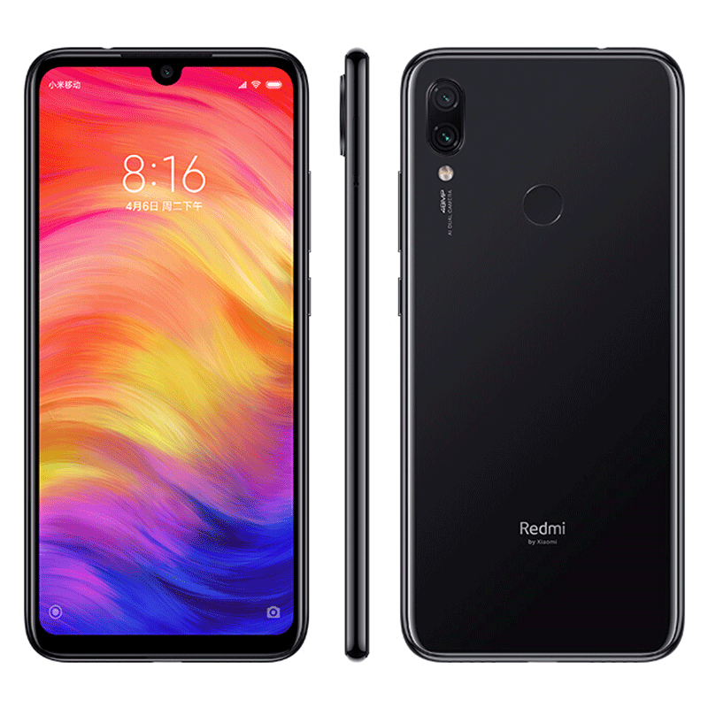 小米 Redmi 红米Note 7 4GB+128GB 亮黑色 移动联通电信全网通4G手机