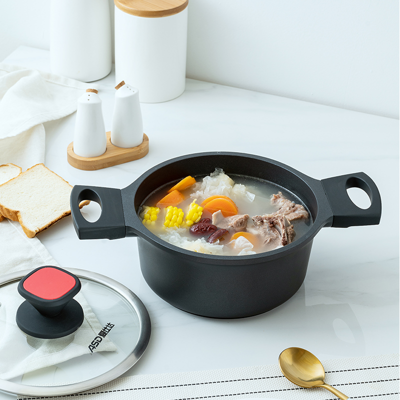 爱仕达(ASD) 套装锅 PL03A7WG 磁通新不粘三件套高清大图