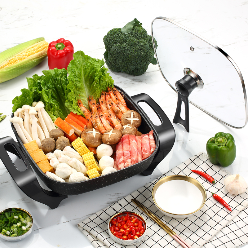 TCL 乐膳麦饭石电火锅 TH-JM1655H