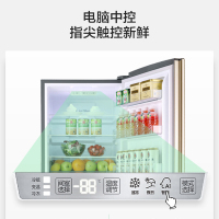 [咨询优惠]容声冰箱251升(Ronshen)三门风冷无霜 节能低噪音家用电脑控温中门软冷冻容声小冰箱租房