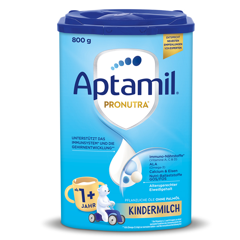 有效期到24年10月-Aptamil 德国爱他美 婴幼儿配方奶粉1+段(1-2岁)800g/罐(新包装)