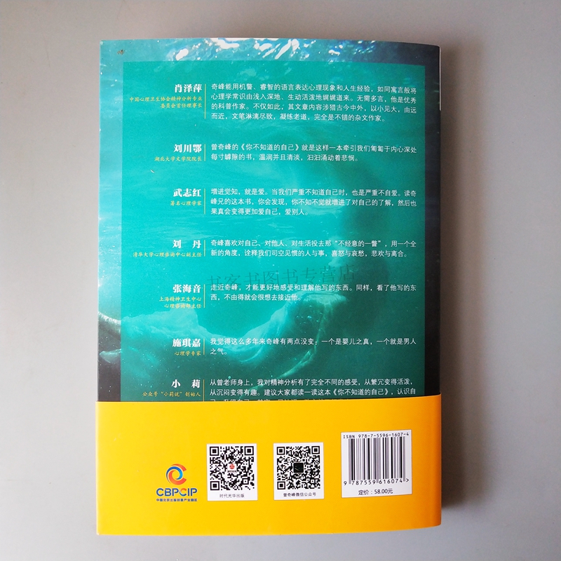 [正版]你不知道的自己 心理学家曾奇峰代 心理学入门书籍 五大视角全面 解决自我爱情婚姻父母子女问题的深度关系武志红高清大图