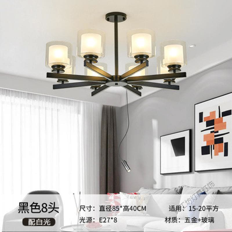 苏宁放心购 北欧客厅吊灯创意大气现代简约卧室餐厅灯2019年新款全屋灯具套餐图片
