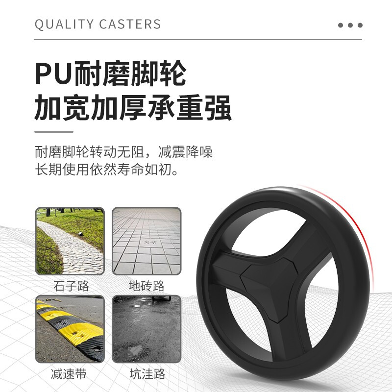 新越昌晖 买菜车手拉车折叠购物车小推车家用拉杆车便携手推车小拖车户外郊游钓鱼装备行李车拉货车 F51019高清大图