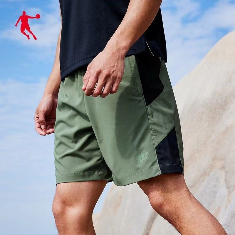 乔丹短裤男新款宽松透气裤子速干透气运动裤休闲跑步裤男运动短裤