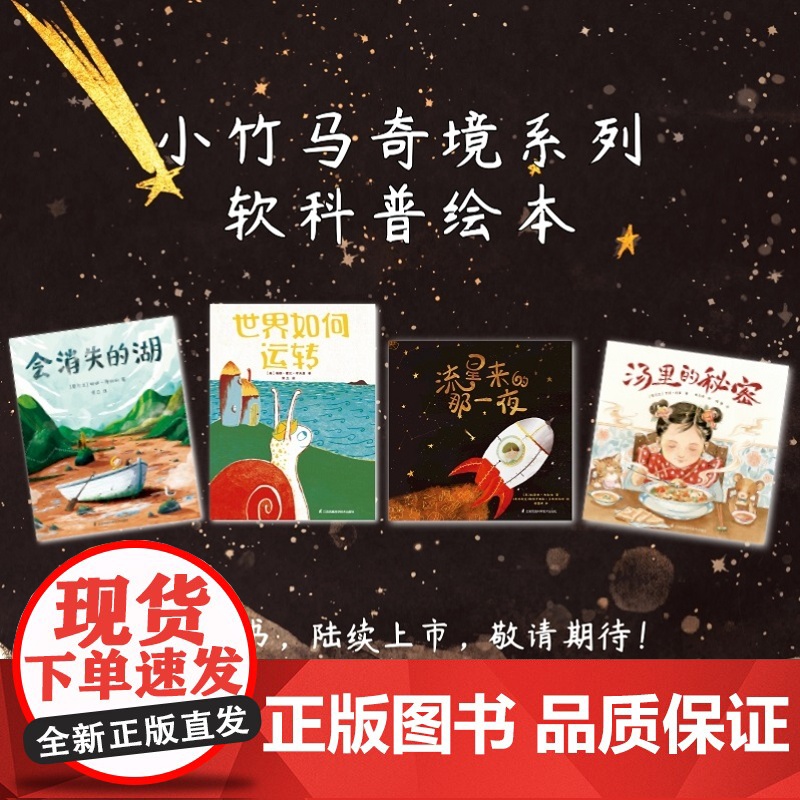正版童书 流星来的那一夜 奇境系列软科普绘本 小竹马童书高清大图