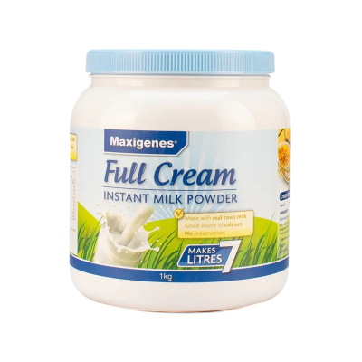 澳洲进口Maxigenes美可卓蓝胖子全脂高钙蛋白奶粉 1000g 1罐装 儿童学生孕妇中老年成人奶粉牛奶 澳大利亚进口