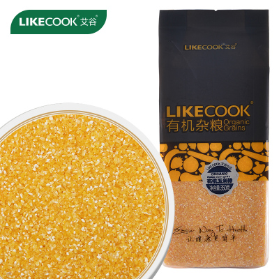 艾谷有机玉米糁350g*1真空包装细玉米渣东北小碴子粗粮杂粮五谷