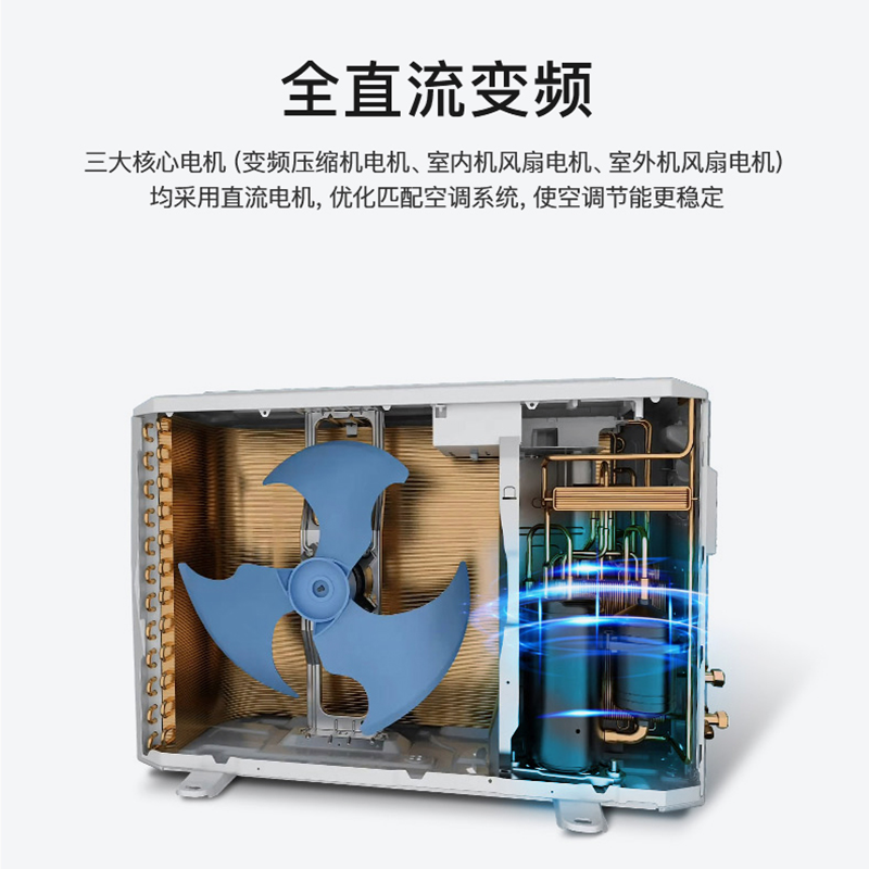 三菱重工空调 1匹全直流变频 原装进口压缩机 2级Wifi云智能控制 挂机壁挂式空调 KFR-25GW/MPV5WBp高清大图