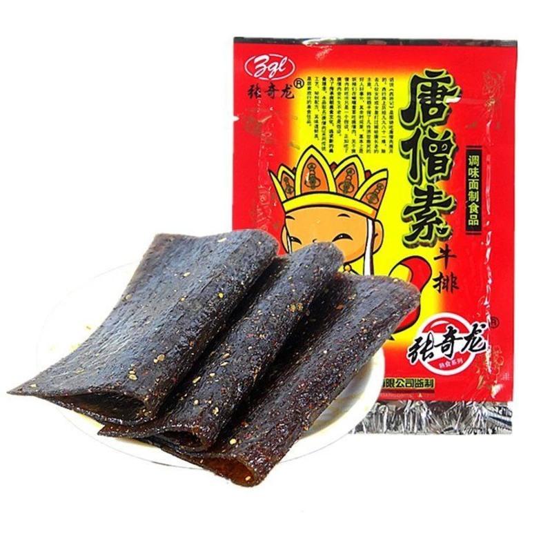 张奇龙唐僧素牛排约25g/袋 唐僧肉辣条辣片80后童年怀旧麻零食品 唐僧