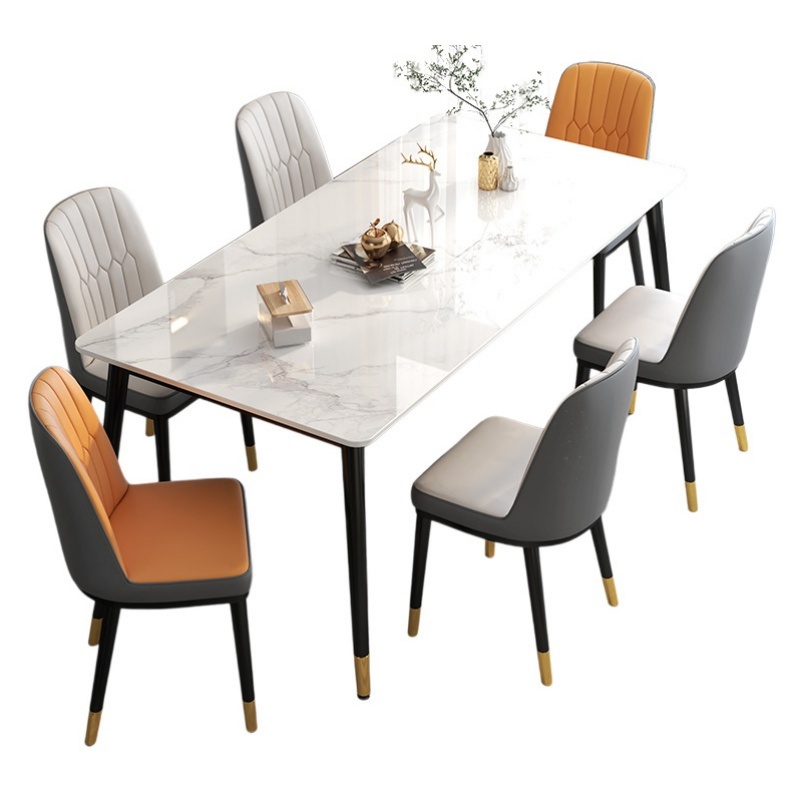 悦兴诚餐桌组合长160cm+6椅套高清大图