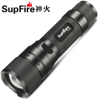 SupFire神火F3变焦强光手电筒LED可充电户外照明骑行超亮防水迷你小家用防身远射应急灯