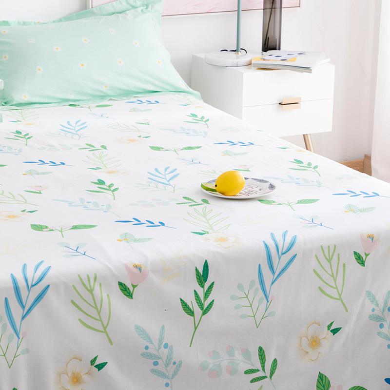 美帮汇家纺单/双人全棉床单学生宿舍单件全棉1.5/1.8米花愿高清大图