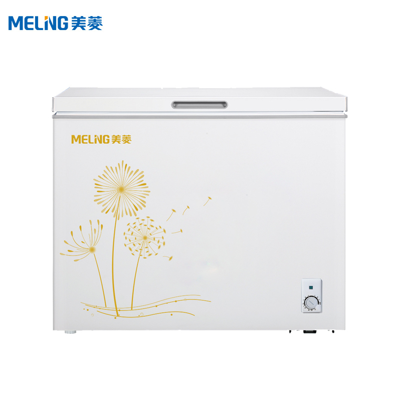 美菱(MELING) 208升 卧式冷柜 小型迷你家用商用冰柜 保鲜冷藏柜顶开门一级单温冰箱柜 BC/BD-208DT