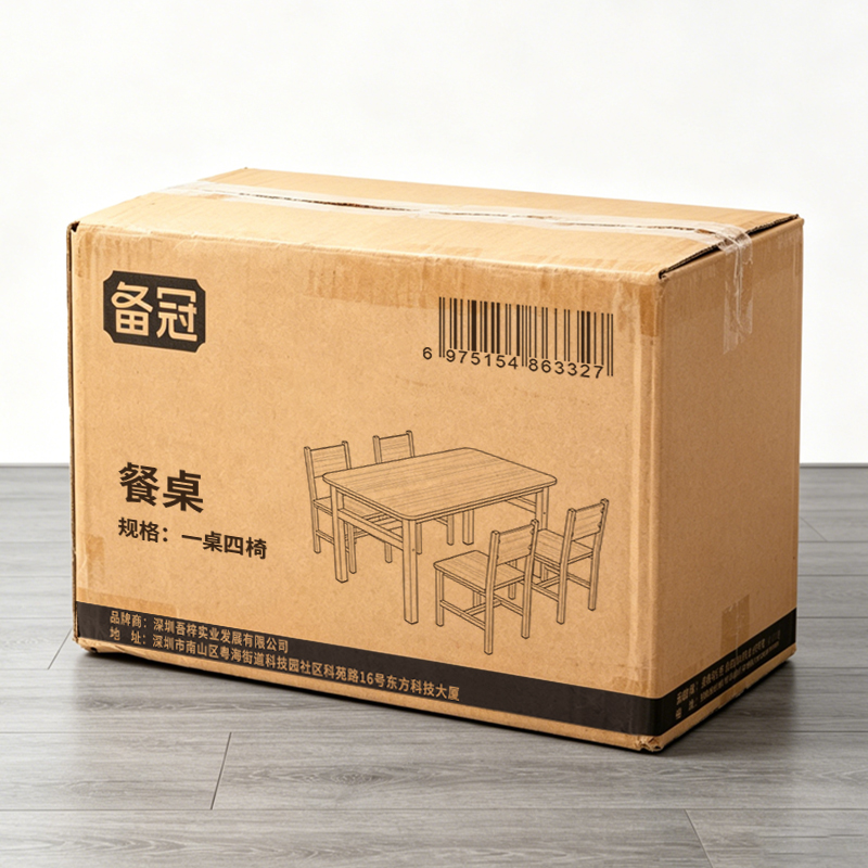 备冠 餐桌 一桌四椅 套高清大图