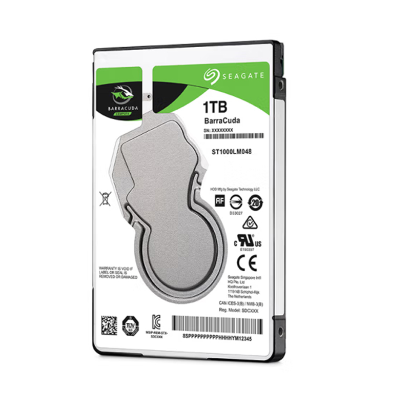 希捷(Seagate) ST1000LM048 酷鱼机械硬盘1TB 128MB 5400转 SATA3.0 2.5英寸