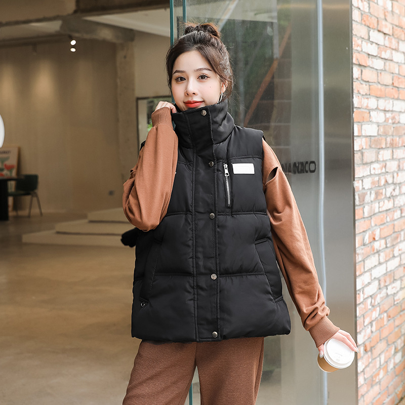 背心女短款马甲2022新款韩版坎肩外穿马夹背心外套