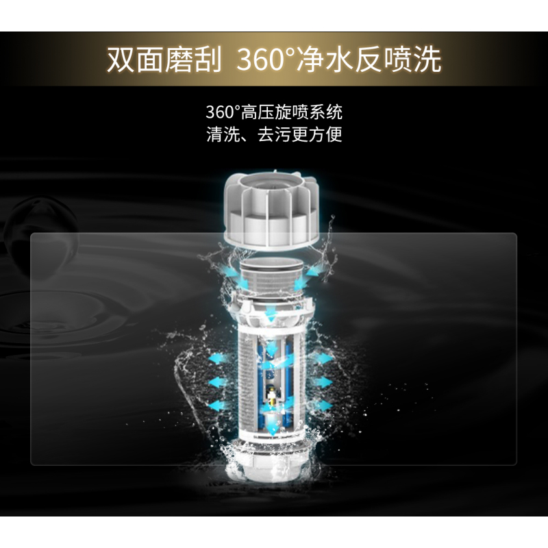 开能(Canature) 开能全屋前置净水器自来水前置过滤器家用大流量反冲洗净水器家用中央净水机PF-G23