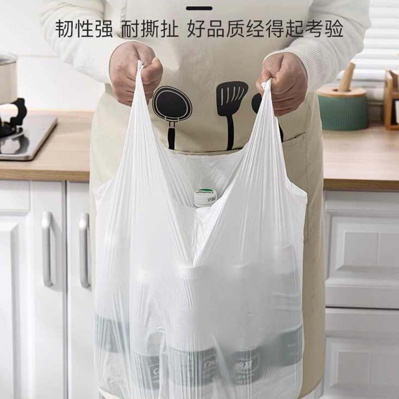 伽隽 白色背心袋 45*60(10卷)包高清大图
