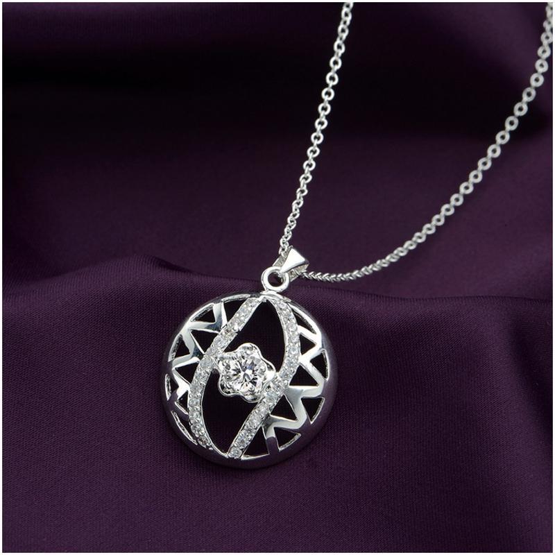 N547 Women Silver Necklace 镀925纯银女项链日韩版锁骨链潮人送女朋友七夕情人节礼物