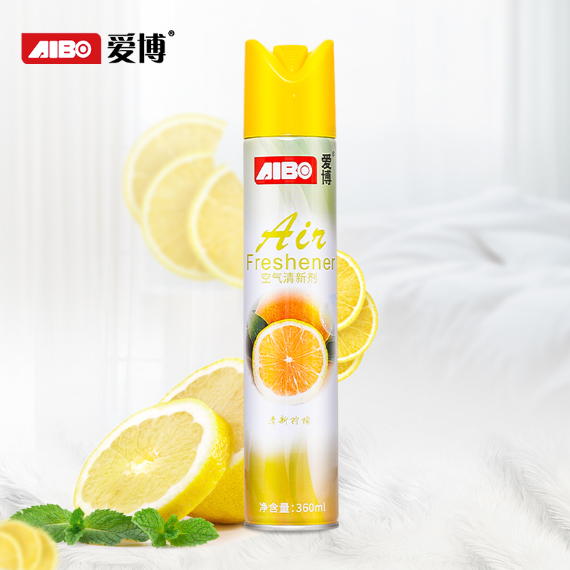 爱博空气清新剂 柠檬香360ml*3 除臭喷雾室内除异味卫生间除臭香薰高清大图