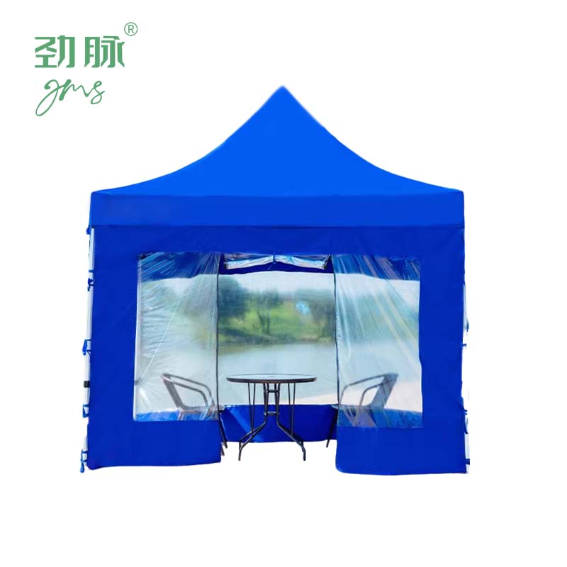 劲脉 户外透明帐篷 蓝色-2*2*2M 顶高清大图