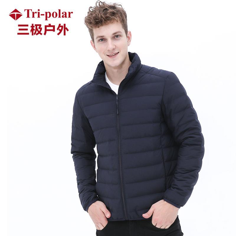 TP9011 秋冬新款轻薄立领外套大码羽绒服男短款