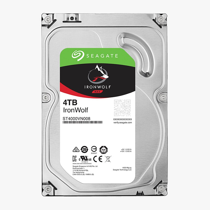 希捷ST4000VN008 酷狼系列网络存储(NAS)硬盘4TB/5900转/64M