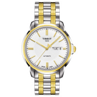 瑞士天梭(TISSOT)海星系列机械表男士 39.7mm经典全自动机械钢带男表