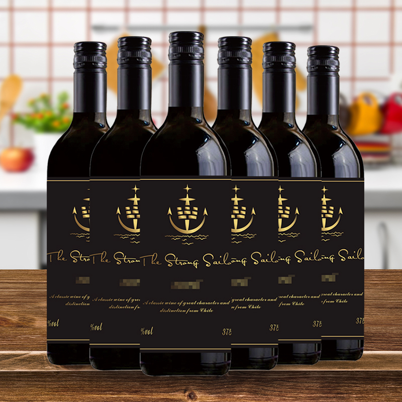智利进口红酒 水手干红葡萄酒375ml*6 整箱装