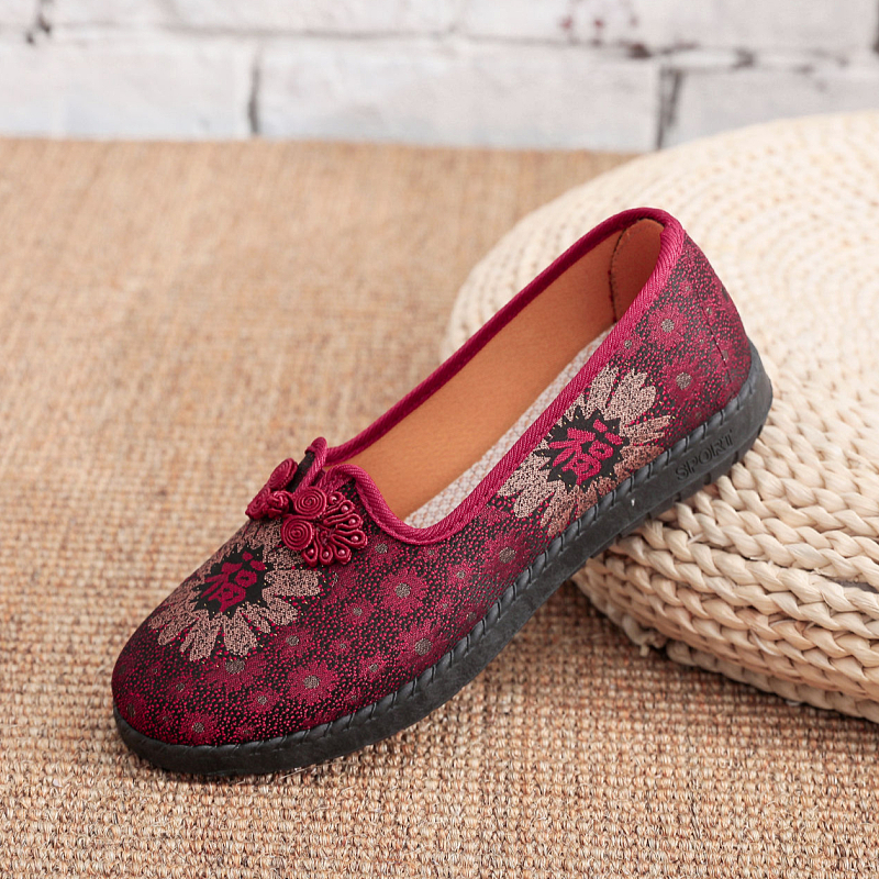 老北京布鞋女单鞋中老年妈妈鞋软底透气轻便老人鞋太太奶奶鞋