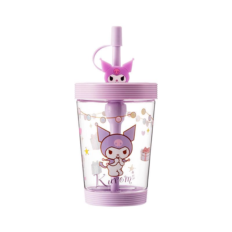 三丽鸥紫色535ml MINISO名创优品三丽鸥公仔迷你保温杯可爱少女心ins小巧杯子280mL
