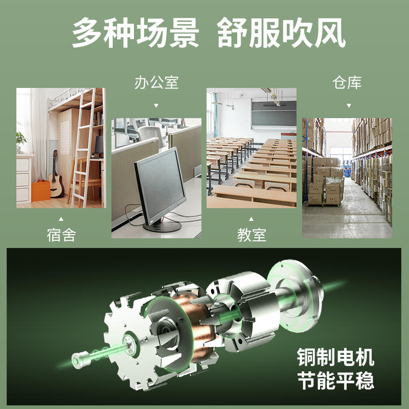 康佳大风力吊扇家用客厅宿舍商用风扇餐厅电风扇吊顶工业吊式音轻